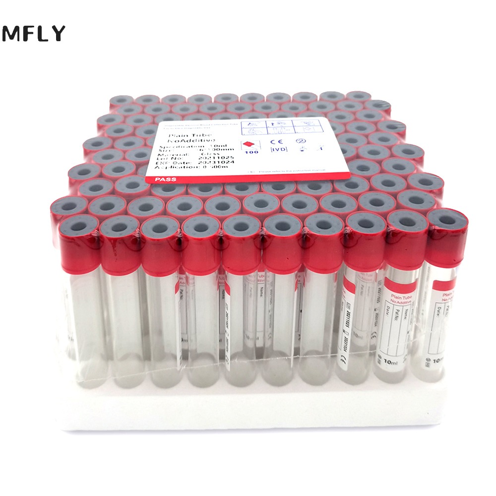 Medical Lab Technology - 100 Tubos Plásticos Médicos Sem Aditivos