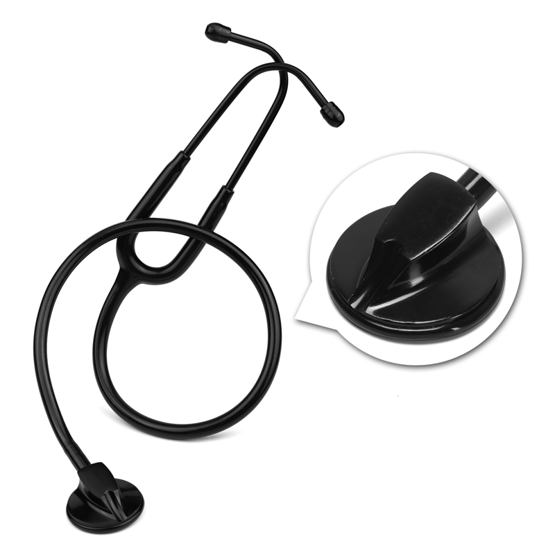 Medical Lab Science - Todo preto médico cardiologia estetoscópio profissional