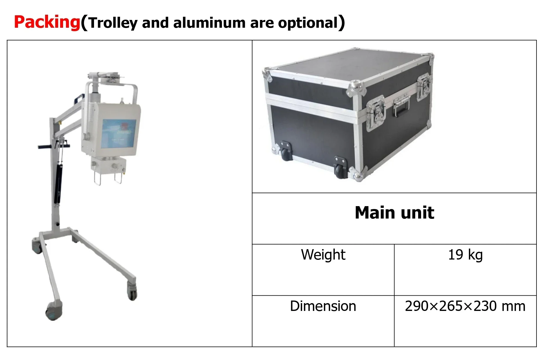 Equipamento de Raio-X Móvel Po - X Medical Lab avaliação e preço