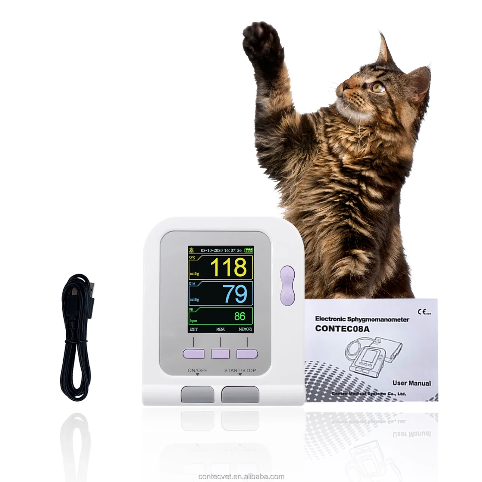 Equipamento Veterinário CONTEC - Blood Pressure Monitor avaliação e preço
