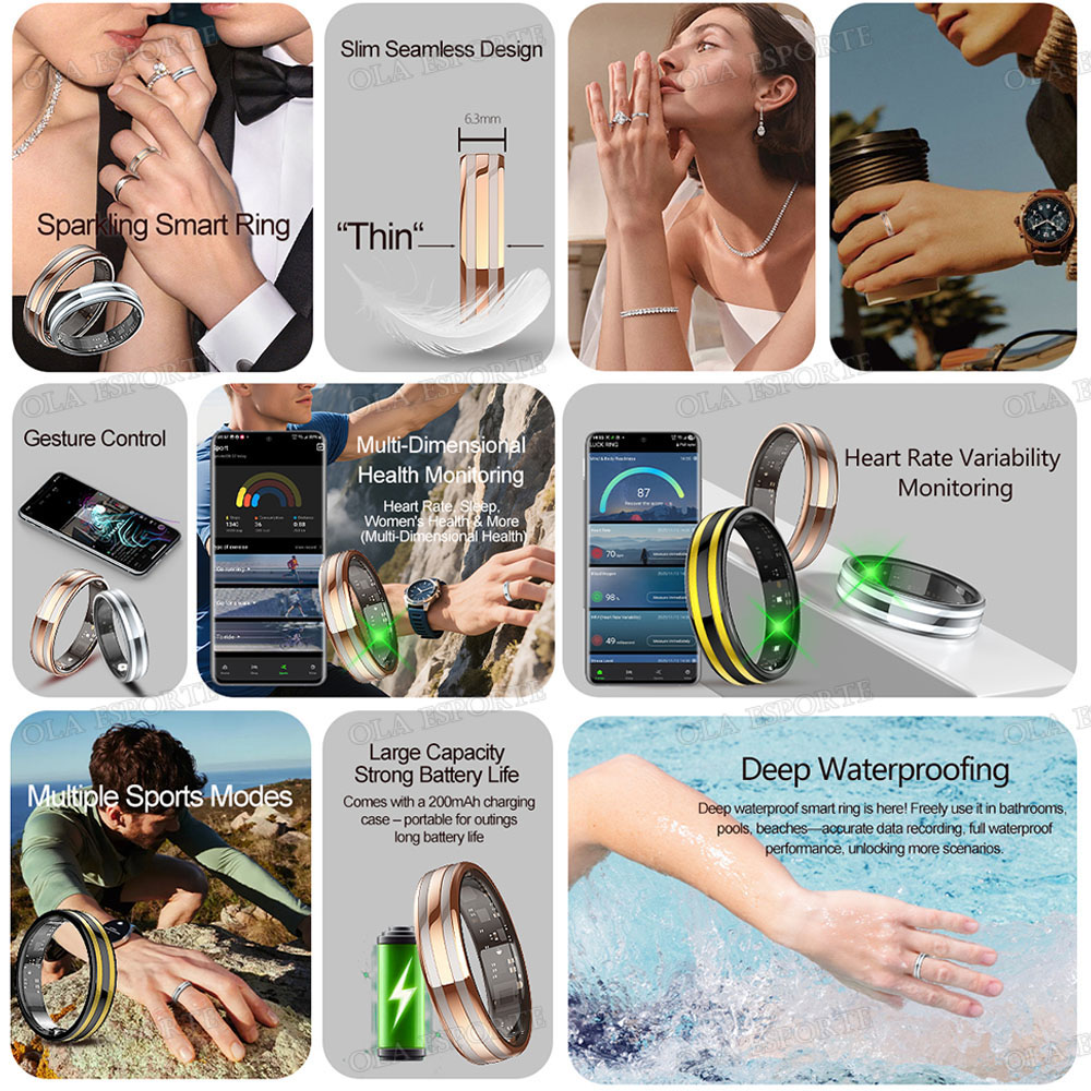 Anel inteligente com detecção  - Blood Pressure Monitor avaliação e preço