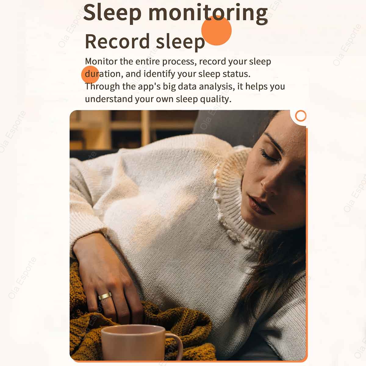 Anel Inteligente de Liga de Ti - Blood Pressure Monitor avaliação e preço